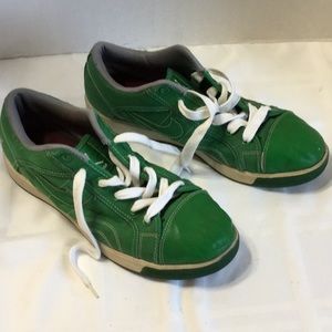 Green Nike Sky High Jordan ball shoes size 9.5